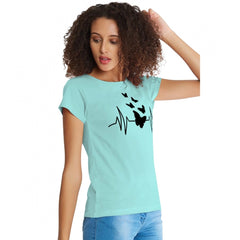 Generisches Western-T-Shirt aus Baumwolle für Damen (C Grün)