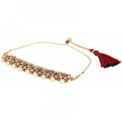 Generic Women's Chocker , Earring And Maang Tikka Set