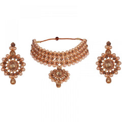 Generic Women's Chocker , Earring And Maang Tikka Set