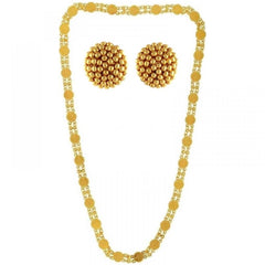 Generic Women's Long Chain And Earing Set