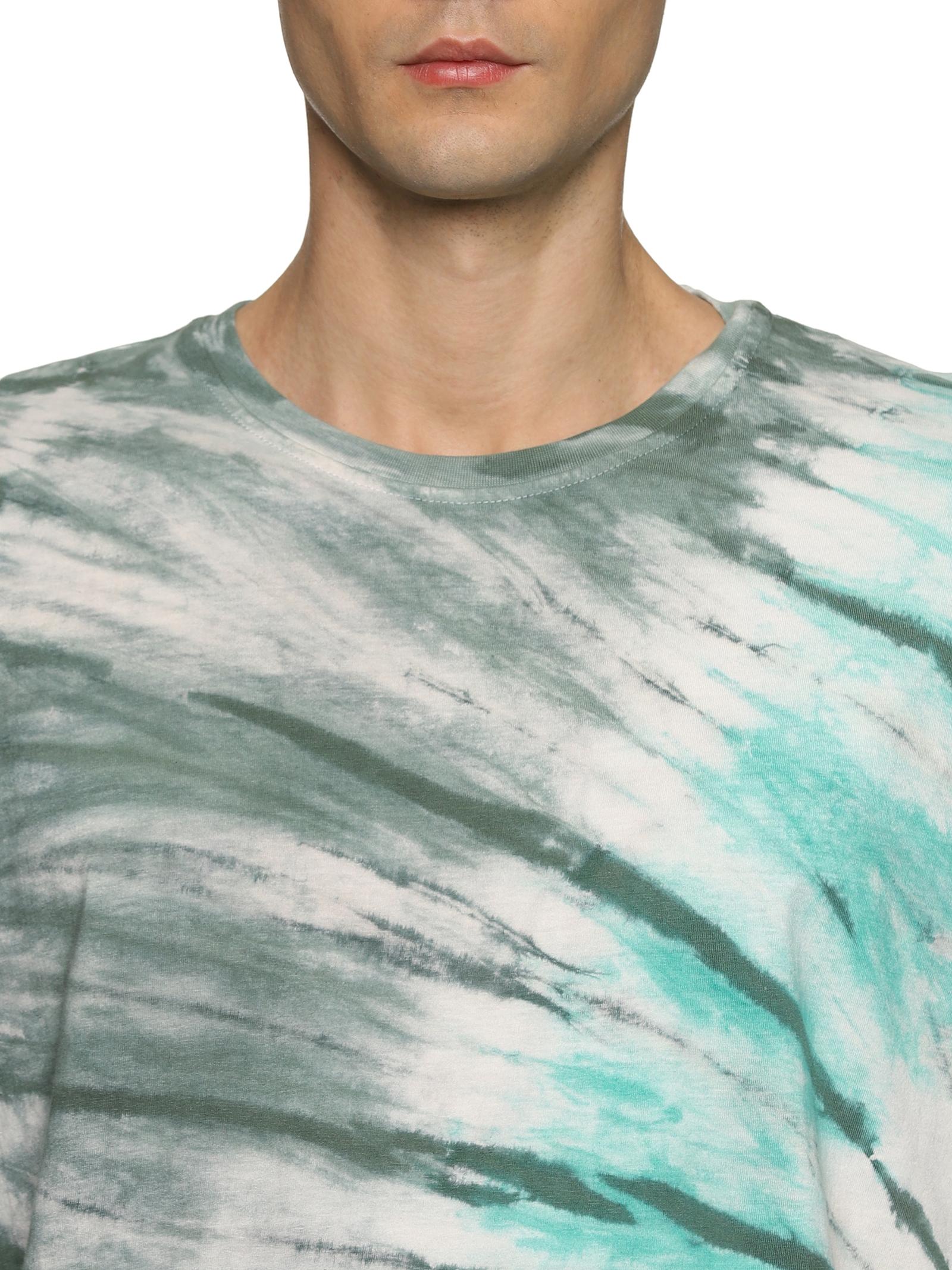 Cotton Printed Half Sleeves Mens Round Neck T-Shirt