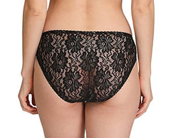 Damen-Höschen-Trio mit niedriger Taille und Spitze, 3er-Pack