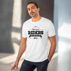 Generisches T-Shirt für Herren aus PC-Baumwolle mit Fahrradmotiv (Farbe: Weiß, Fadendichte: 180 g/m²)