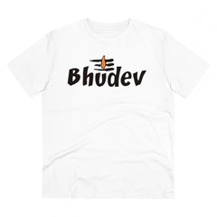 Generisches T-Shirt mit Bhudev-Aufdruck für Herren aus PC-Baumwolle (Farbe: Weiß, Fadendichte: 180 g/m²)