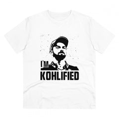 Generisches T-Shirt aus PC-Baumwolle für Herren mit Cricket-Design-Aufdruck (Farbe: Weiß, Fadendichte: 180 g/m²)