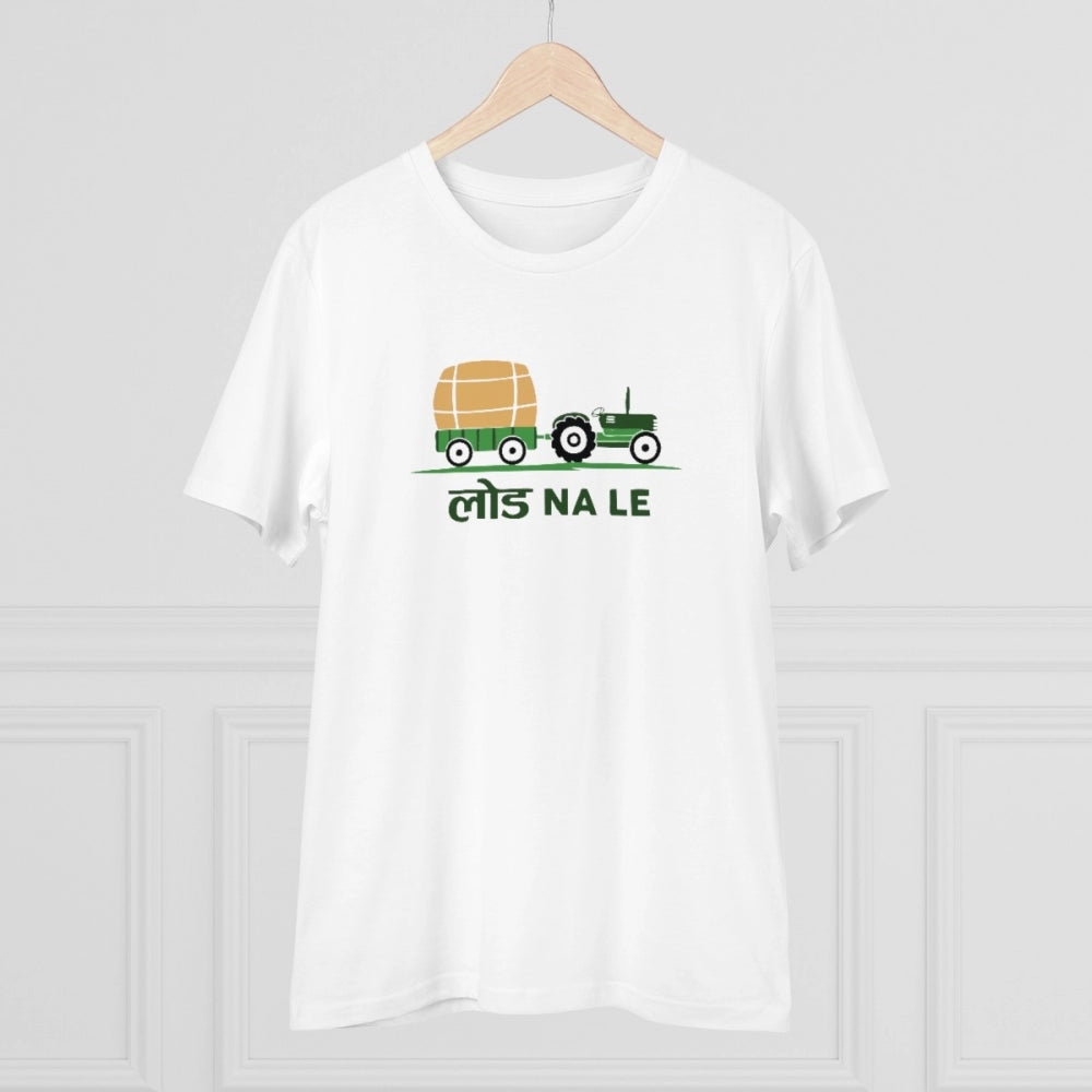 Generisches T-Shirt mit Aufdruck „PC Cotton Load Na Lee“ für Herren (Farbe: Weiß, Fadendichte: 180 g/m²)