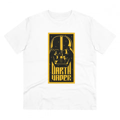 Generisches T-Shirt für Herren aus PC-Baumwolle mit Darth Vader-Aufdruck (Farbe: Weiß, Fadendichte: 180 g/m²)