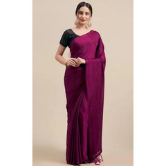 Generic Women's Cotton Silk Saree With Blouse (Ajanta, 5-6mtrs)