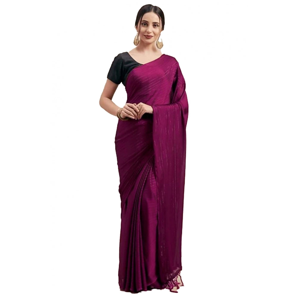 Generic Women's Cotton Silk Saree With Blouse (Ajanta, 5-6mtrs)