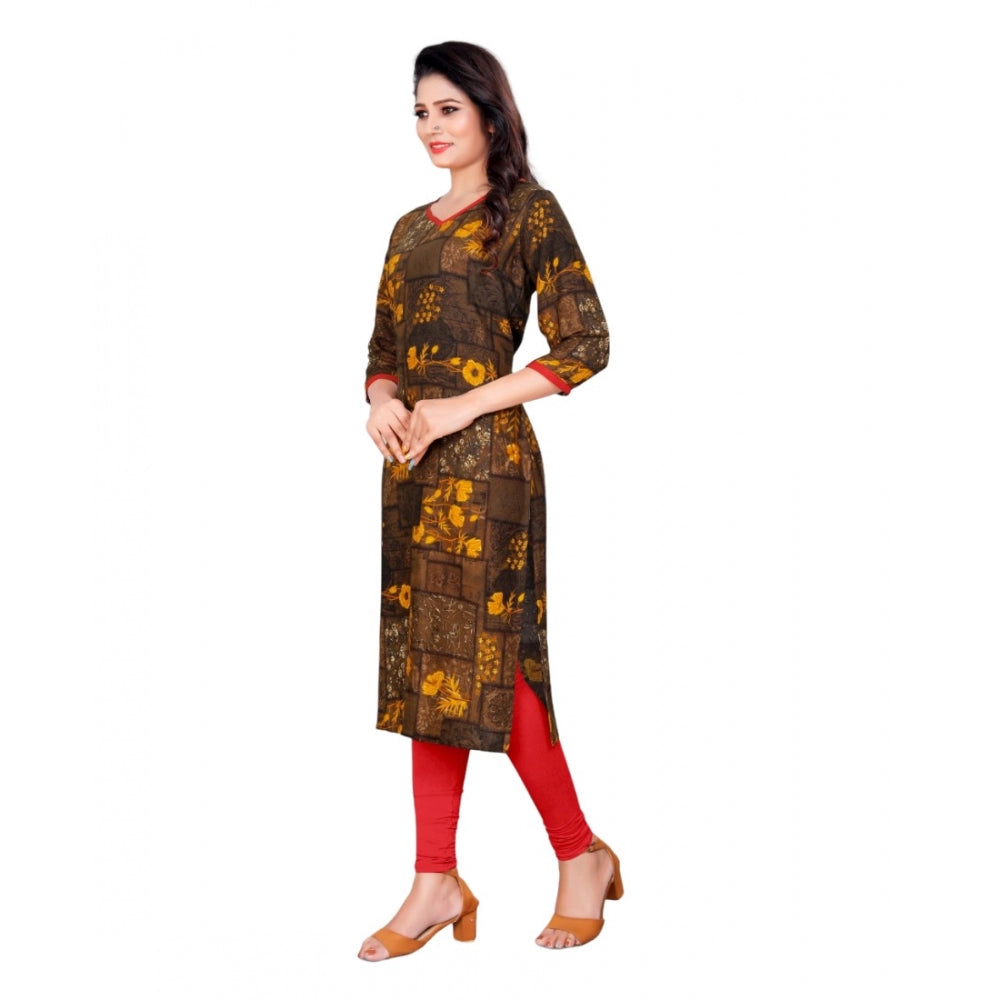 Generisches Damen-Kurti aus Viskose mit Foliendruck (MehandhiGreen)