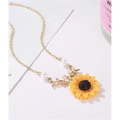 Sunflower Necklace For Women & Girls