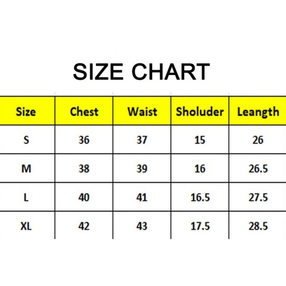 Generic Women's Cotton Blend Just For You Printed T-Shirt (Yellow)