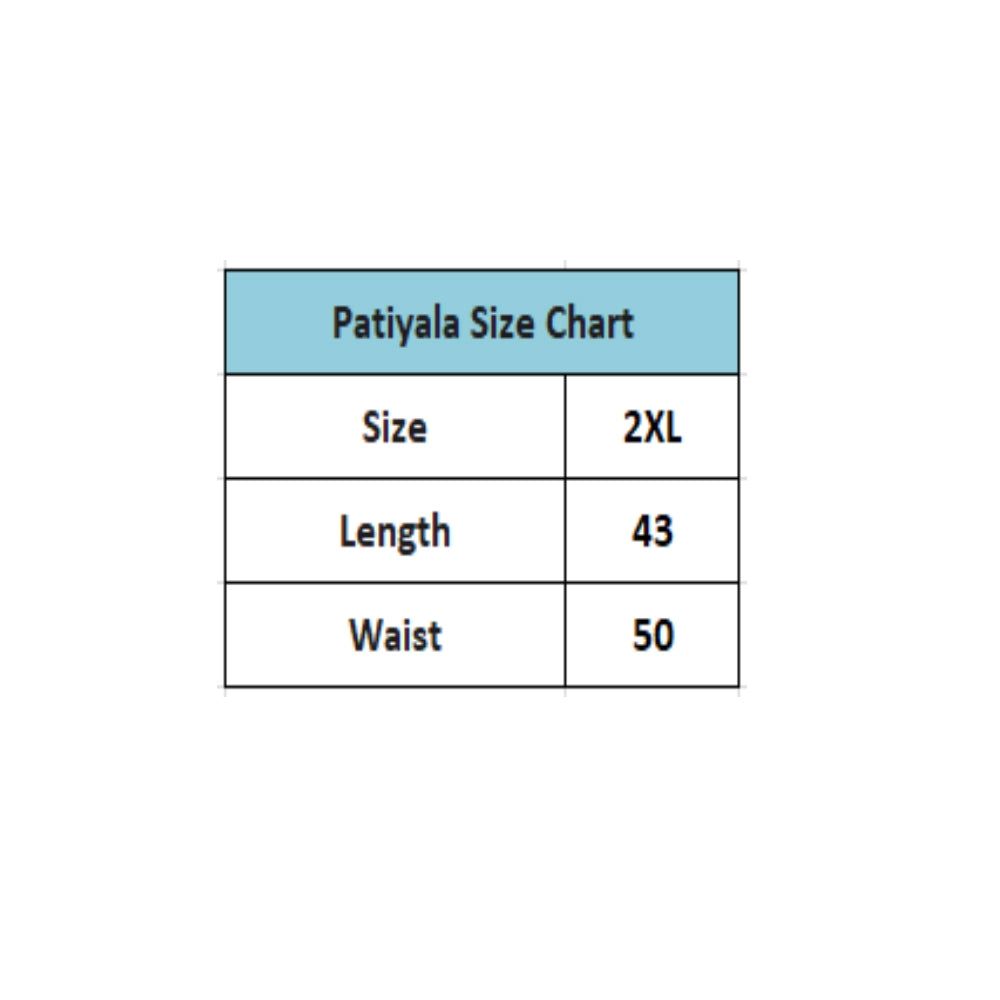 Generisches Patiyala aus Baumwolle für Damen (Farbe: Rauchgrau)