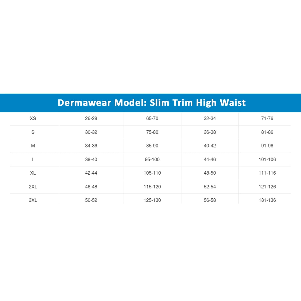 Dermawear Slim And Trim High Waist Shapewear für Damen (Modell: Slim Trim High Waist, Farbe: Haut, Material: 4D-Stretch)