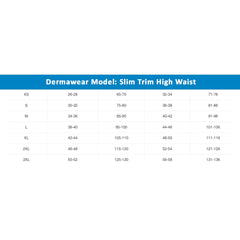 Dermawear Slim And Trim High Waist Shapewear für Damen (Modell: Slim Trim High Waist, Farbe: Haut, Material: 4D-Stretch)