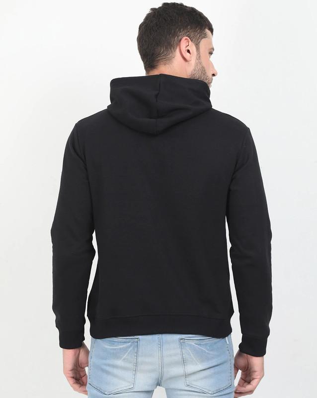 Cotton Solid Full Sleeves Mens Hoodie