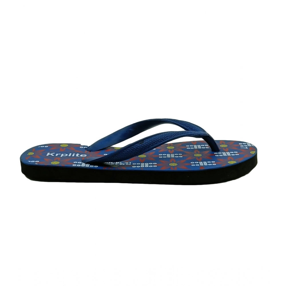 Generische bedruckte leichte Flip-Flop-Hawaii-Slipper, Unisex (blau)