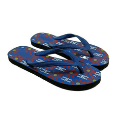 Generische bedruckte leichte Flip-Flop-Hawaii-Slipper, Unisex (blau)