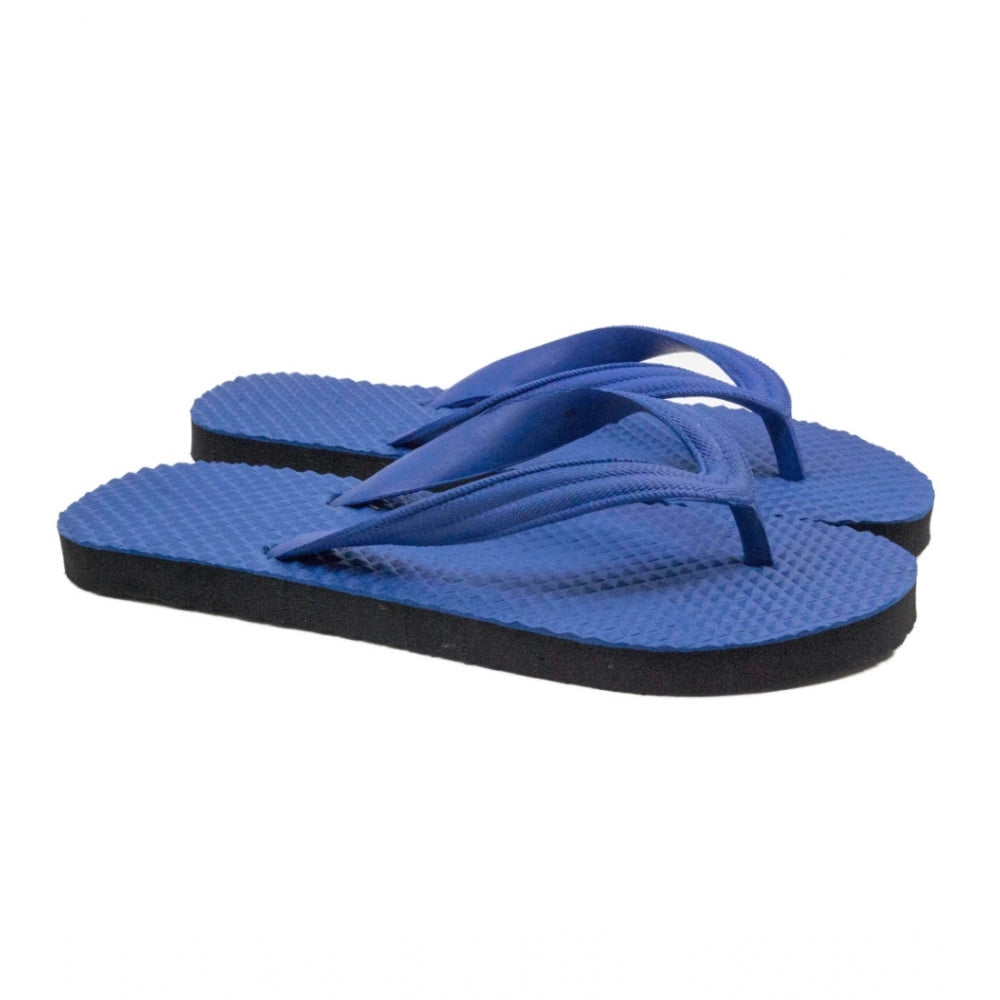 Generische strukturierte leichte Flip-Flop-Hawaii-Slipper, Unisex (blau)