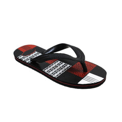 Generic Unisex Printed Lightweight Flip-Flop Hawai Slipper (Red)