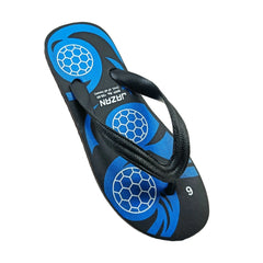 Generische bedruckte leichte Flip-Flop-Hawaii-Slipper, Unisex (blau)