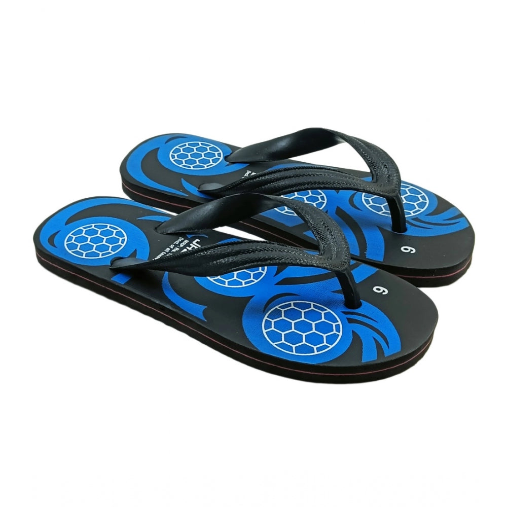 Generische bedruckte leichte Flip-Flop-Hawaii-Slipper, Unisex (blau)