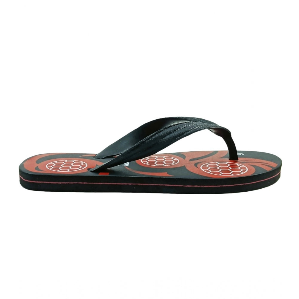 Generische bedruckte leichte Flip-Flop-Hawaii-Slipper, Unisex (rot)