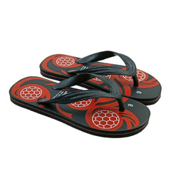 Generische bedruckte leichte Flip-Flop-Hawaii-Slipper, Unisex (rot)