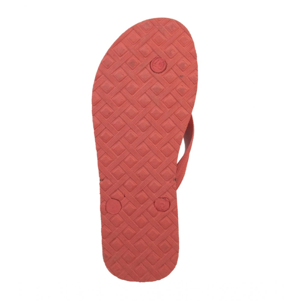 Generische bedruckte leichte Flip-Flop-Hawaii-Slipper, Unisex (rot)