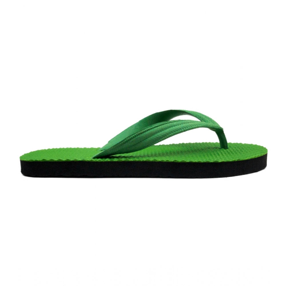 Generische strukturierte leichte Flip-Flop-Hawaii-Slipper, Unisex (grün)