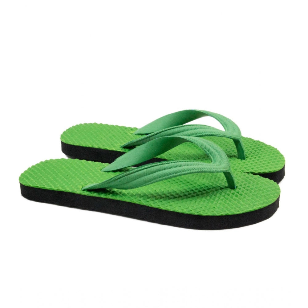 Generische strukturierte leichte Flip-Flop-Hawaii-Slipper, Unisex (grün)