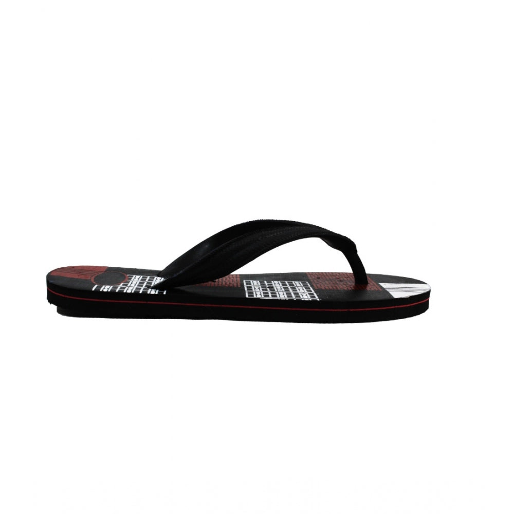 Generische bedruckte leichte Flip-Flop-Hawaii-Slipper, Unisex (rot)