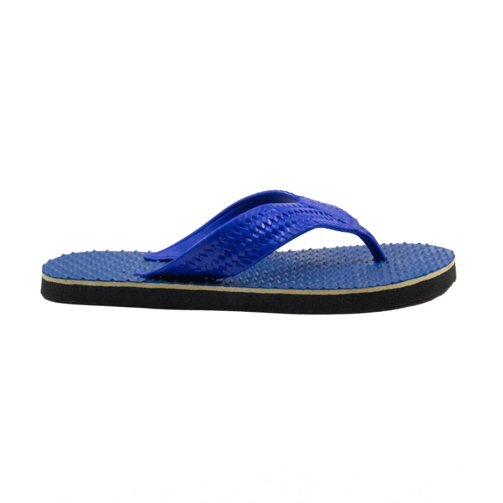 Generische strukturierte leichte Flip-Flop-Hawaii-Slipper, Unisex (blau)