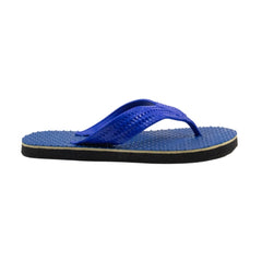 Generic Unisex Textured Lightweight Flip-Flop Hawai Slipper (Blue)