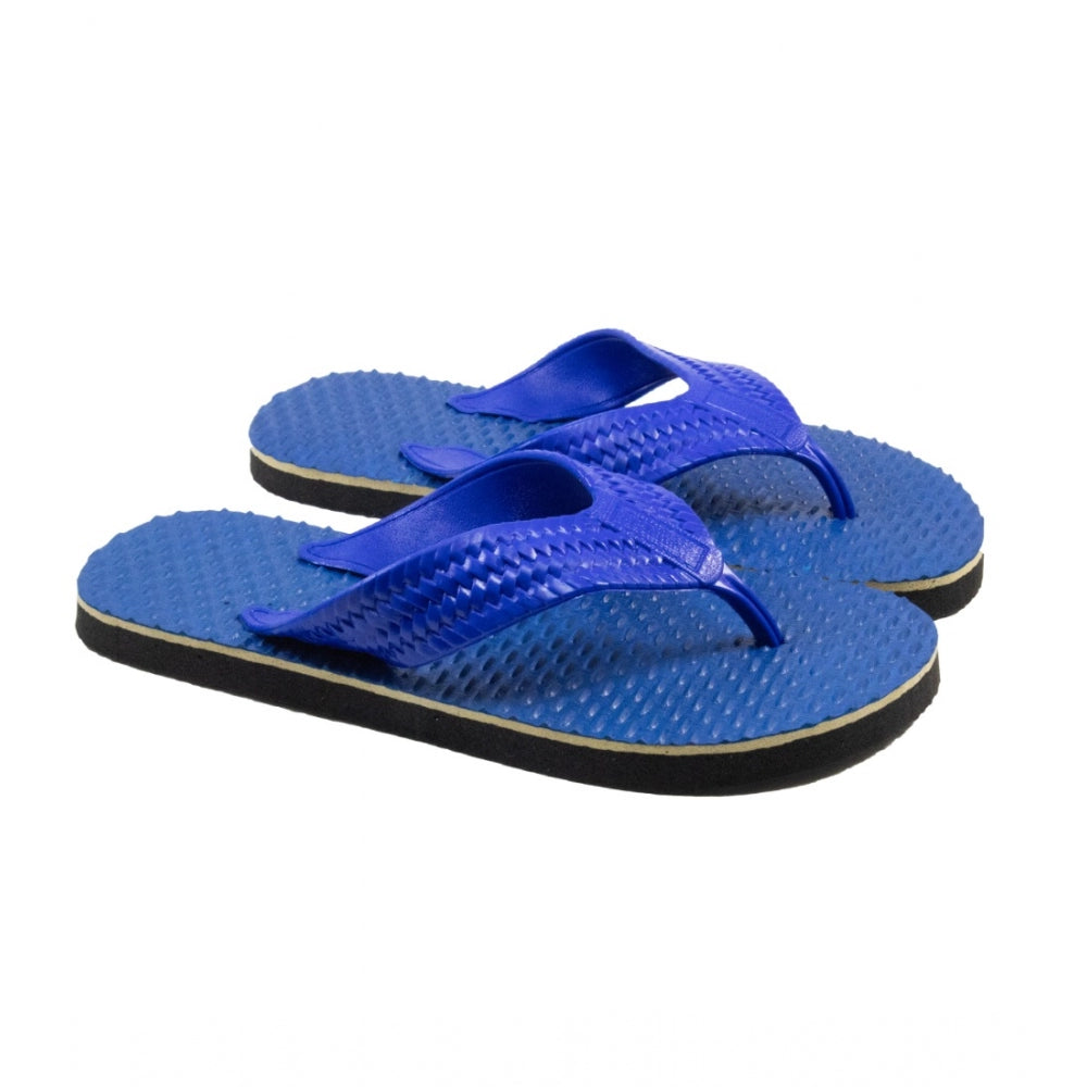 Generische strukturierte leichte Flip-Flop-Hawaii-Slipper, Unisex (blau)