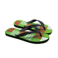 Generische bedruckte leichte Flip-Flop-Hawaii-Slipper, Unisex (grün)