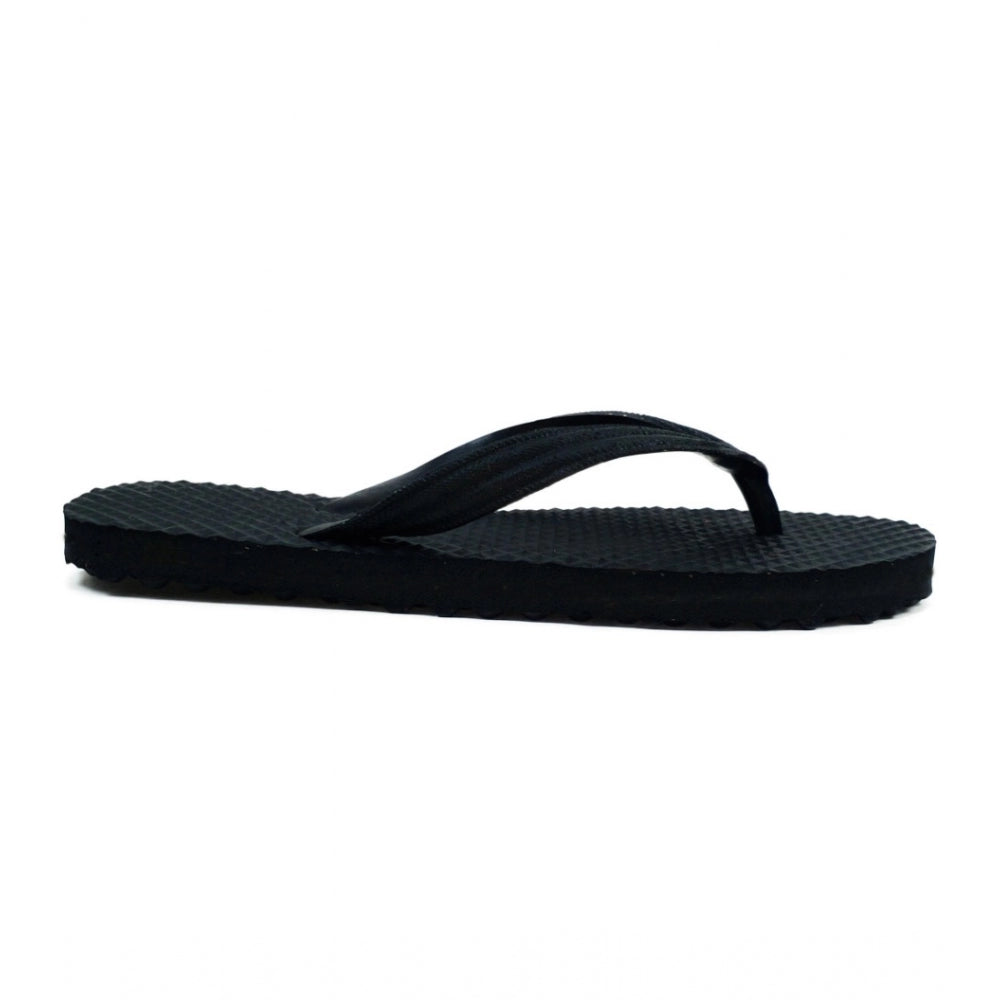 Generische strukturierte leichte Flip-Flop-Hawaii-Slipper, Unisex (schwarz)