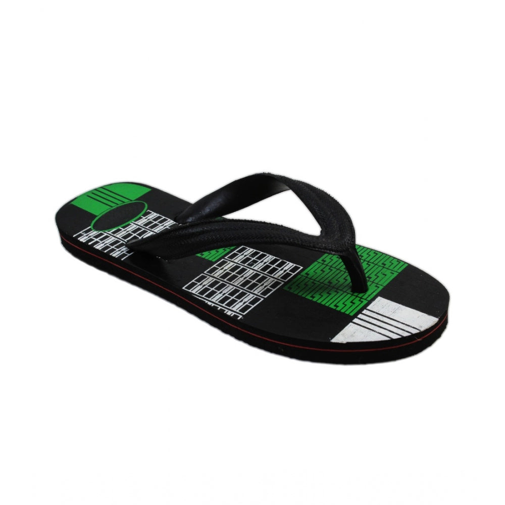 Generische bedruckte leichte Flip-Flop-Hawaii-Slipper, Unisex (grün)