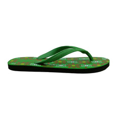 Generische bedruckte leichte Flip-Flop-Hawaii-Slipper, Unisex (grün)