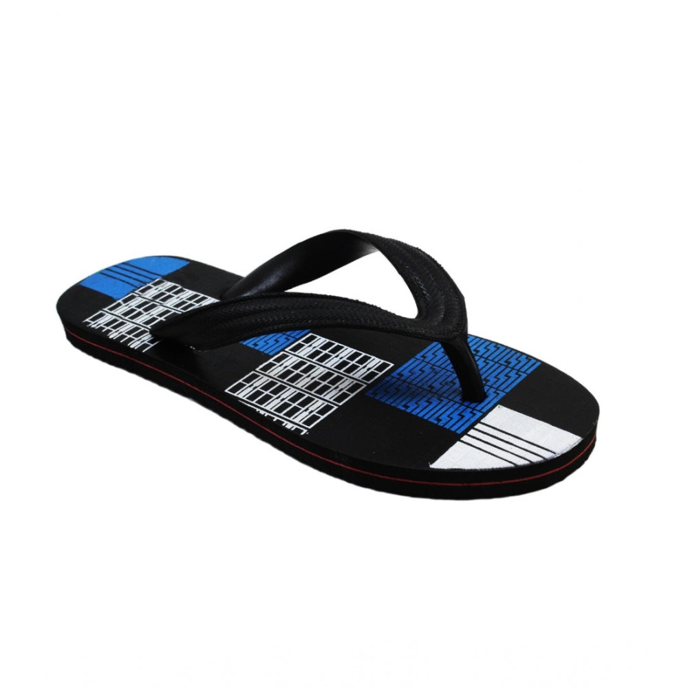 Generische bedruckte leichte Flip-Flop-Hawaii-Slipper, Unisex (blau)