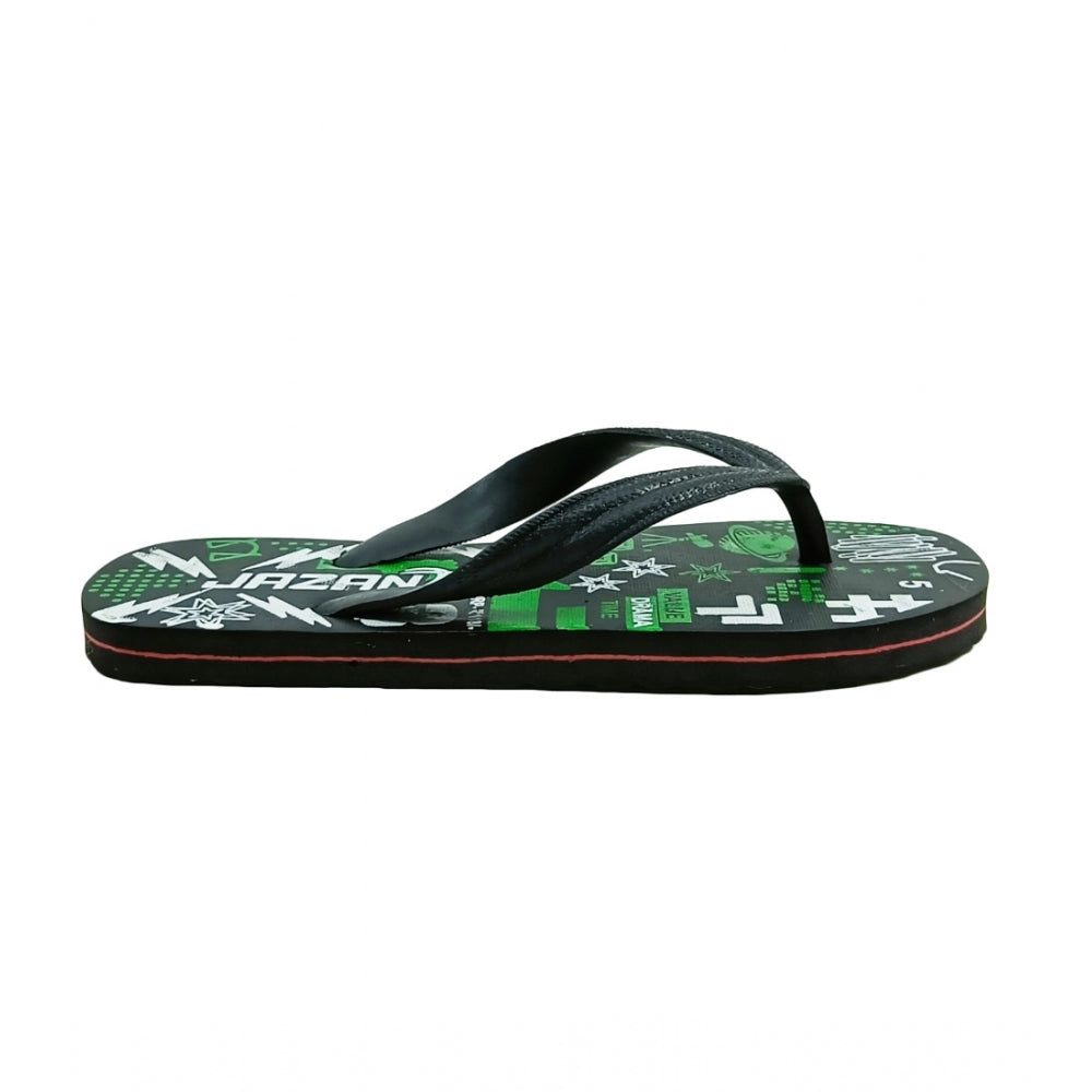 Generische bedruckte leichte Flip-Flop-Hawaii-Slipper, Unisex (grün)