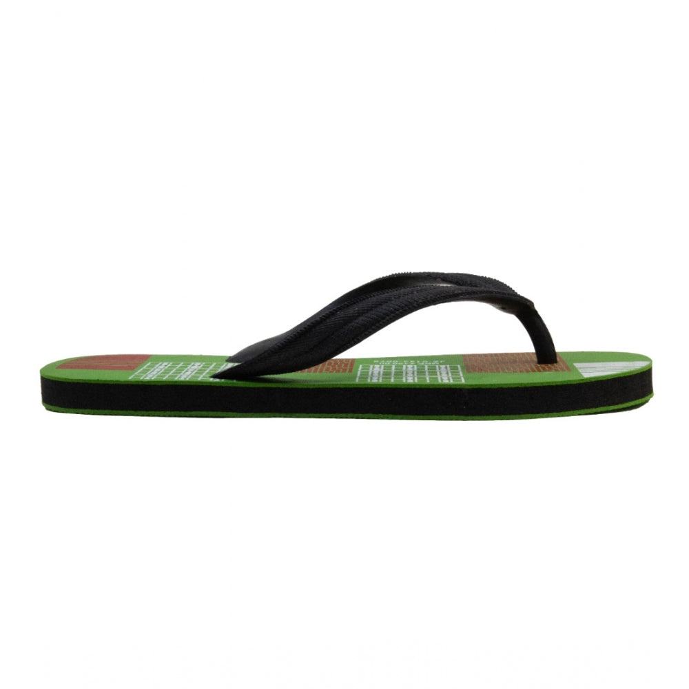 Generische bedruckte leichte Flip-Flop-Hawaii-Slipper, Unisex (grün)