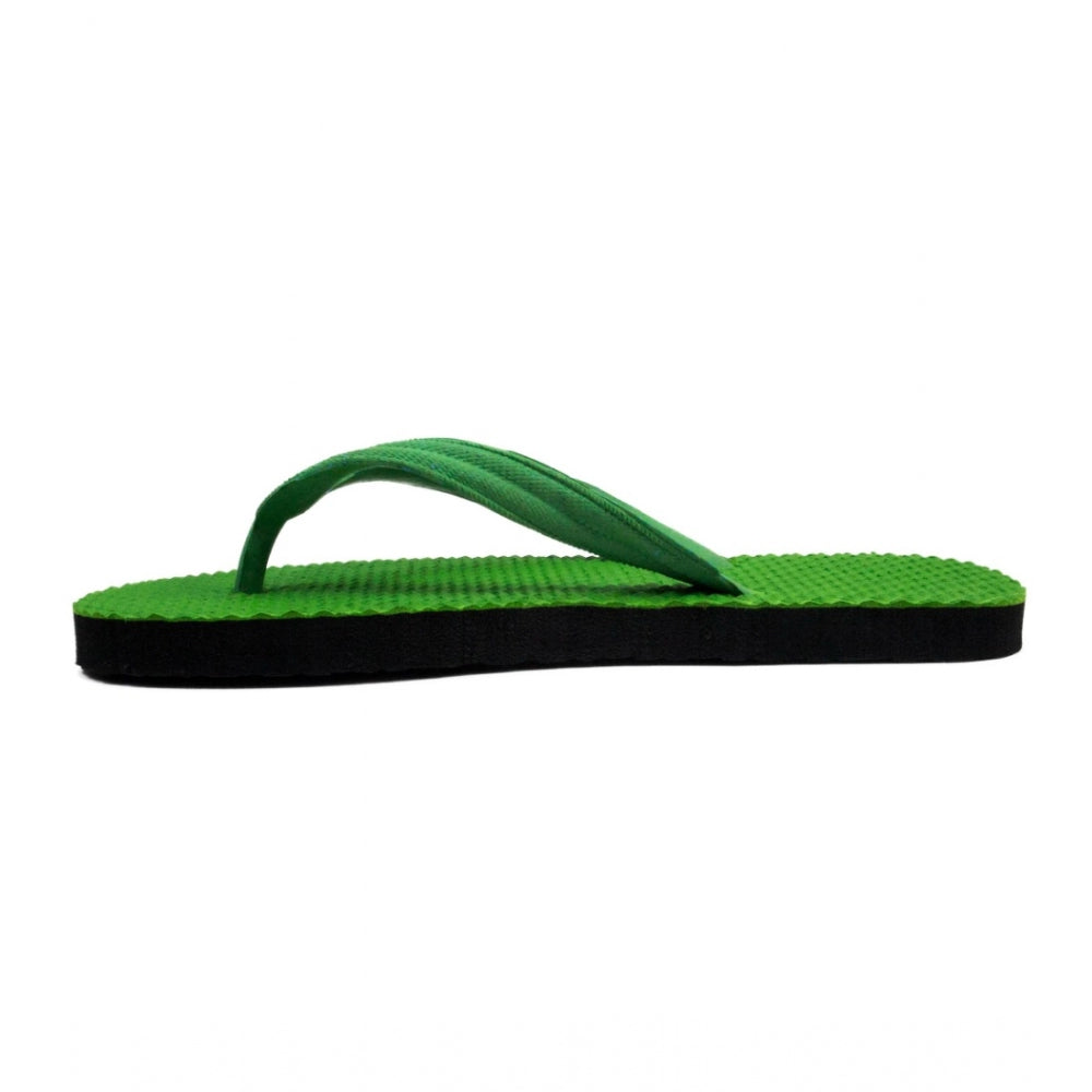 Generische strukturierte leichte Flip-Flop-Hawaii-Slipper, Unisex (grün)