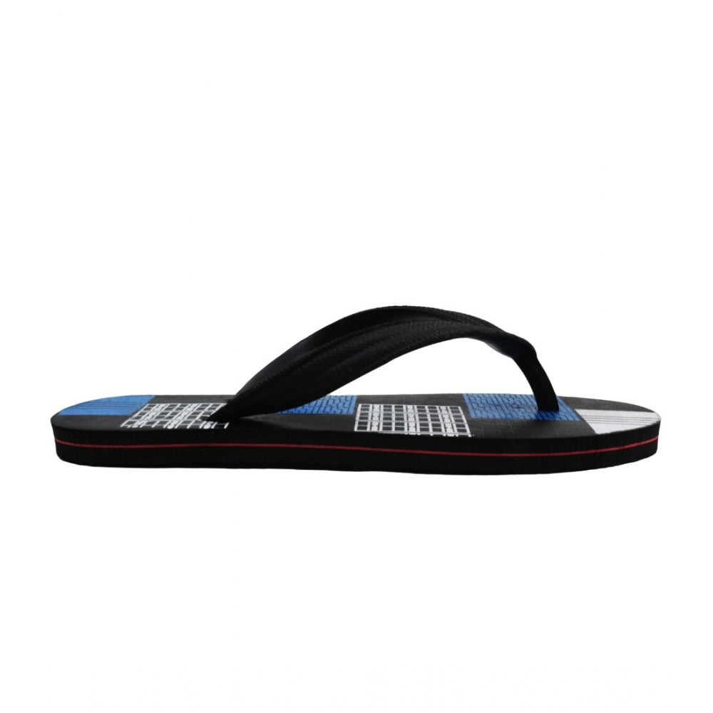 Generische bedruckte leichte Flip-Flop-Hawaii-Slipper, Unisex (blau)