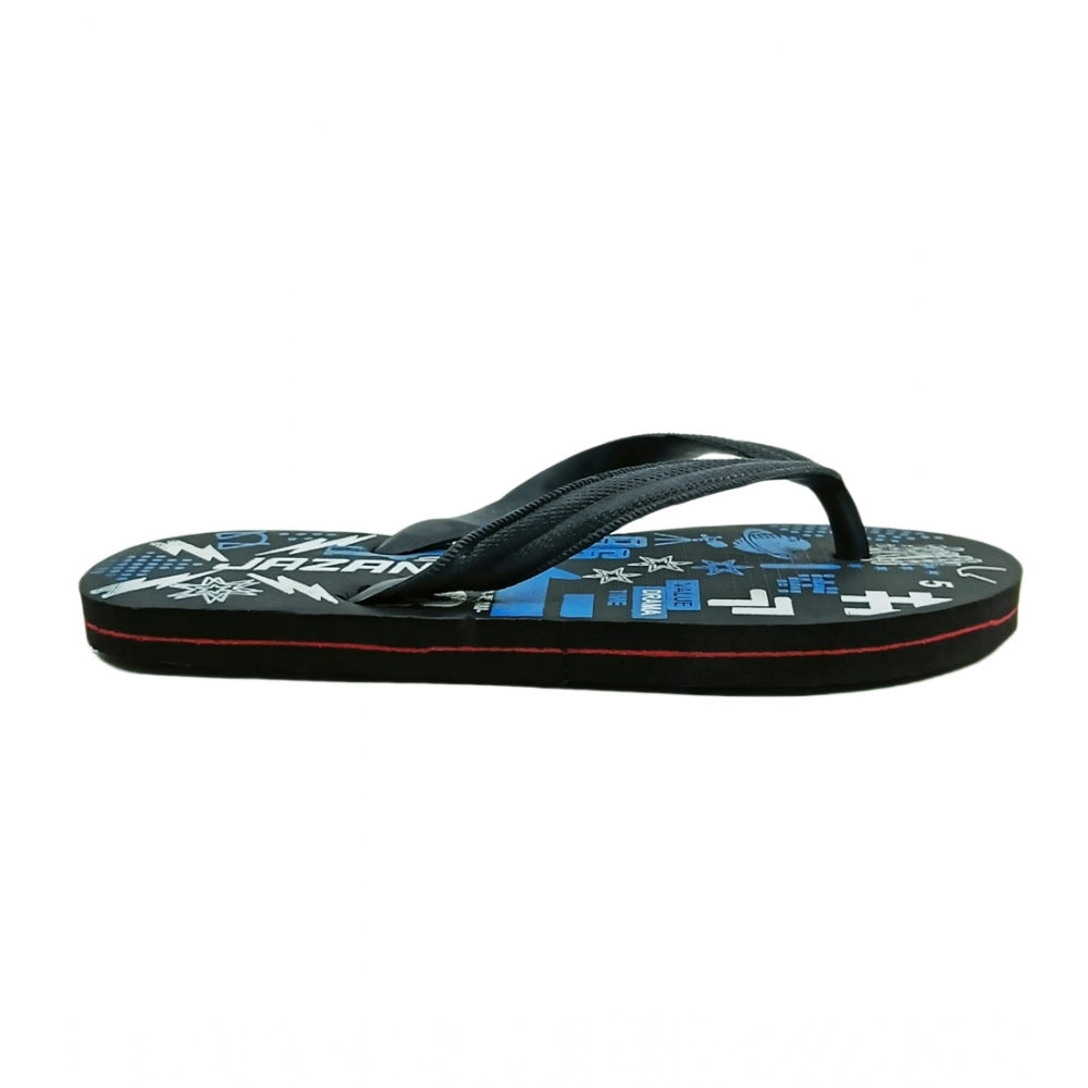 Generische bedruckte leichte Flip-Flop-Hawaii-Slipper, Unisex (blau)