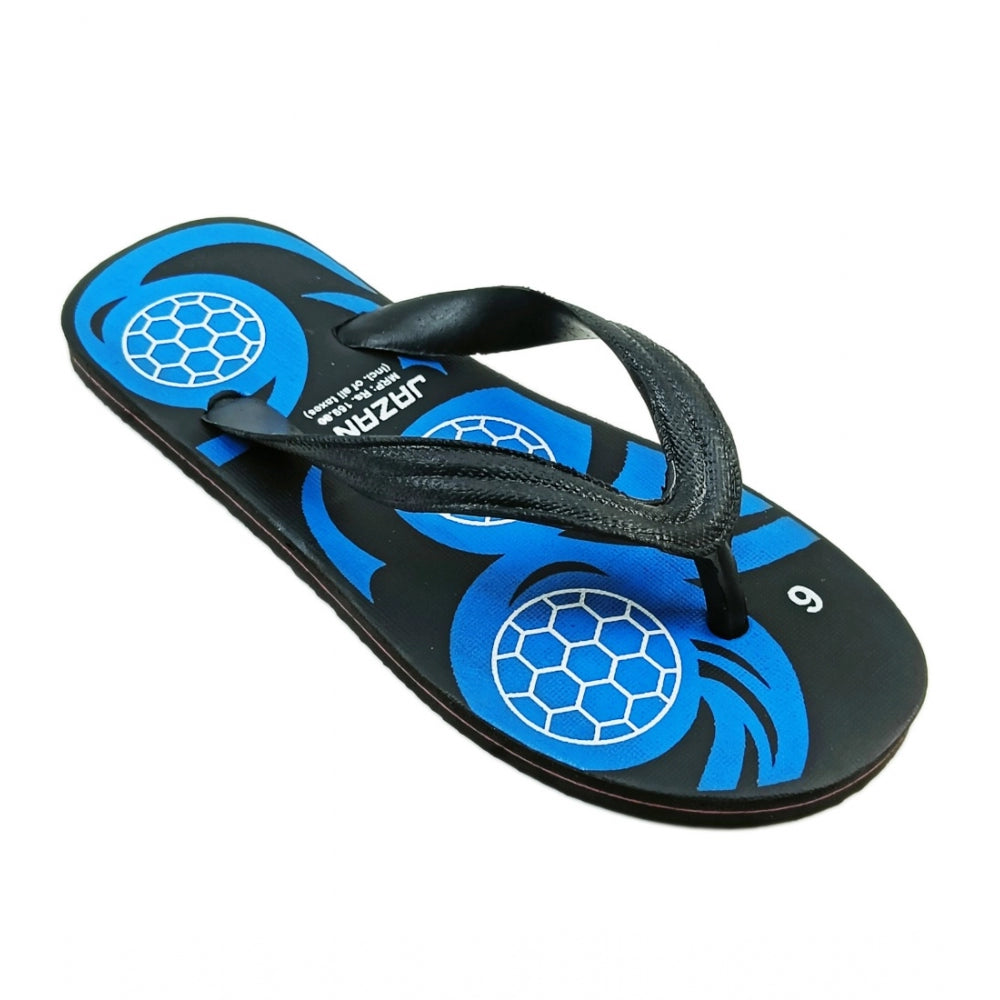 Generische bedruckte leichte Flip-Flop-Hawaii-Slipper, Unisex (blau)