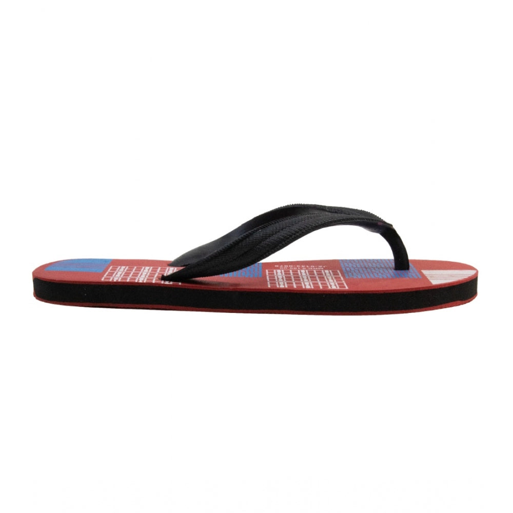 Generische bedruckte leichte Flip-Flop-Hawaii-Slipper, Unisex (rot)