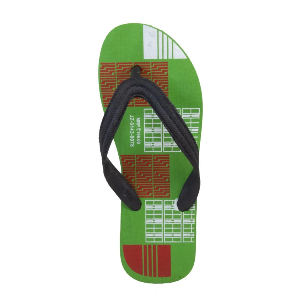 Generische bedruckte leichte Flip-Flop-Hawaii-Slipper, Unisex (grün)