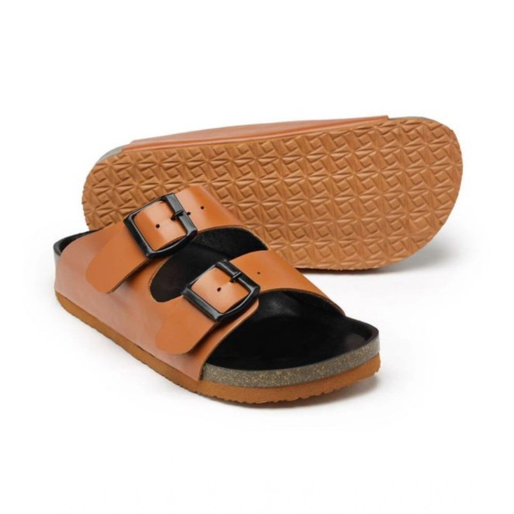 Generische Unisex-Kork-Sandalen aus modischem, bequemem und trendigem Kork (hellbraun)