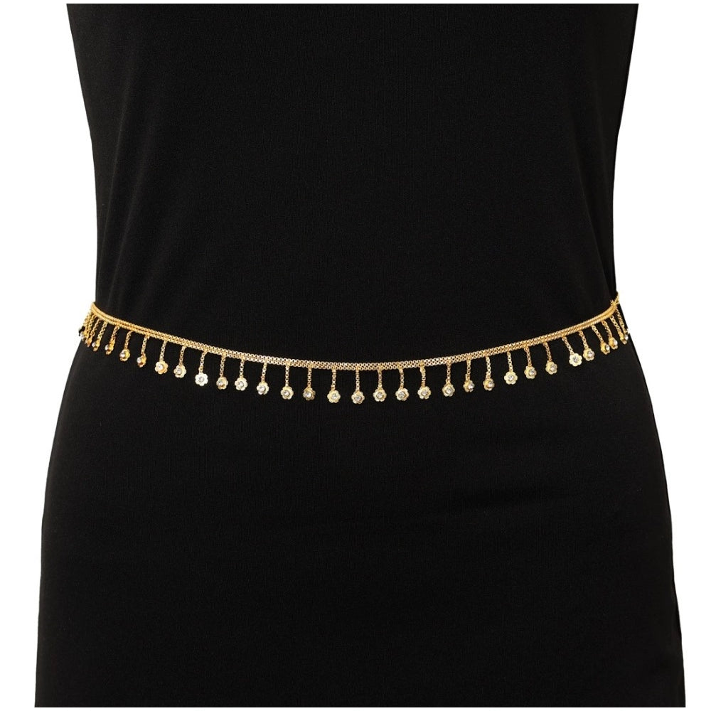 Generic Women's Gold Plated Kamarband Waist Belt For Women//Girls Adjustable Chain